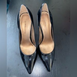 Black Patent Leather Heels